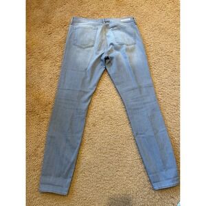 Articles of Society Soho Skinny Jeans Light Grey Distressed‎ Size 30